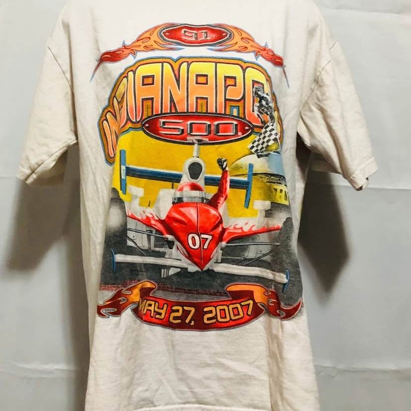 Indianapolis 500 Graphic Tee  Cream